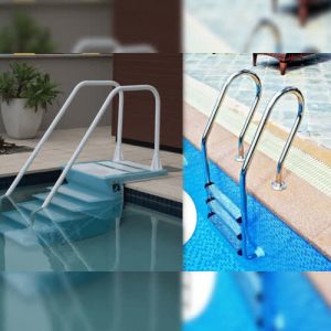 نردبان استخری پلاستیکی 